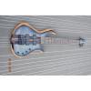 Custom Built Gray Flame Maple Top Patriot 6 String Bass #1 small image