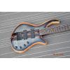 Custom Built Gray Flame Maple Top Patriot 6 String Bass #2 small image