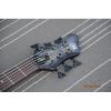 Custom Built Gray Flame Maple Top Patriot 6 String Bass #4 small image