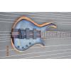 Custom Built Gray Flame Maple Top Patriot 6 String Bass #5 small image