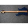 Custom 5 String Left Handed Rickenbacker Blue Maple Top 4003 Bass #4 small image