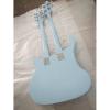 Custom 4003 Double Neck Rickenbacker Light Blue 4 String Bass 6 String Guitar Bolt On #5 small image