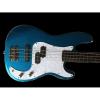 Custom Shop Sparkle Silver Dust Metallic Blue Jazz P Bass Guitar #1 small image
