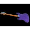 Custom Shop Sparkle Purple Jazz Silver Dust Metallic Bass Guitar