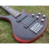 Custom Shop Burgundy Edge Sapelle with Rosewood Top 5 String Electric Bass Wenge #4 small image