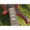 Custom Shop Burgundy Edge Sapelle with Rosewood Top 5 String Electric Bass Wenge #5 small image