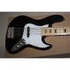 Custom Shop Black Geddy Lee 5 String Jazz Bass #1 small image