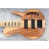 Custom Shop Fordera 5 String Spotted Maple Top Bass Natural