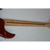 Custom Shop 5 Strings Red Brown Quilted Maple Body 9V Battery Bass #2 small image