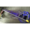 Custom Made H&amp;S Sequoia 7 String Acrylic Bass Blue LED Light Fretboard #5 small image