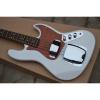 Custom Fender Pearl White Jazz Bass Guitar #1 small image
