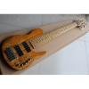 Custom Butterfly Fodera 6 Strings Bass With 9V Active Pickups #1 small image