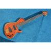 Custom American Standard 5 String Bass Rust Quilted #1 small image