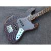 Custom Build Fender Zebra Wood Geddy Lee Jazz Bass 4 String #3 small image