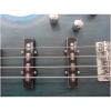 Custom Active Pickup 4 String Bass Guitar Blue Finish Wilkinson Pickups #5 small image