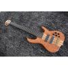 Custom 6 String Quilted Ken Smith Bass Red LED Inlay and Side Markers