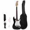 Rosewood Fingerboard Electric Guitar with Gig bag &amp; Accessories Monochrome #1 small image