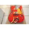 Orange Fender Precision Electric Guitar #2 small image