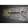 Left Handed Ibanez Scalloped Vintage White Electric Guitar #3 small image