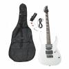 IRIN Professional Electric Guitar White with Bag Strap Pick Tremolo Bar Cable #1 small image