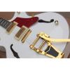Custom White 6120 Setzer Nashville Electric Guitar #2 small image