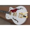 Custom White 6120 Setzer Nashville Electric Guitar