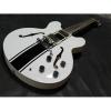 Custom Tom Delonge ES-333 White Electric Guitar #1 small image