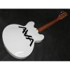 Custom Tom Delonge ES-333 White Electric Guitar #2 small image