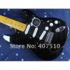 Custom Stratocaster 6 String Black Electric Guitar #1 small image