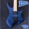 Custom Strandberg Boden 6 String Ocean Blue Color Headless Electric Guitar #5 small image