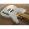 Custom Shop White Fender Telecaster Electric Guitar #3 small image