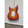 Custom Shop White Ash Wood Body Orford Cedar Strat Cherry Burst Electric Guitar #5 small image