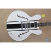 Custom Shop Tom Delonge ES-333 White Electric Guitar #1 small image
