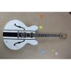 Custom Shop Tom Delonge ES-333 White Electric Guitar #3 small image