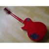 Custom Shop Tiger Maple Top Red Wine Electric Guitar #4 small image