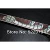 Custom Shop Sunburst Abalone Snake Inlay Fretboard Electric Guitar #5 small image