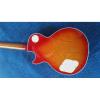 Custom Shop Sunburst Transparent Wood Grain LP 3 Pickups Electric Guitar #2 small image