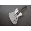 Custom Shop Sparkle Firebird P90 3 Pickups Silver Mist Poly Color Electric Guitar #1 small image