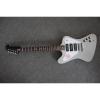 Custom Shop Sparkle Firebird P90 3 Pickups Silver Mist Poly Color Electric Guitar #5 small image