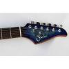 Custom Shop Suhr Flame Maple Top Blue Electric Guitar #5 small image