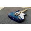 Custom Shop Strat Electric Guitar Transparent Whale Blue Quilted Floyd Rose Tremolo Maple Top #4 small image