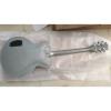 Custom Shop Silver Dust Gray BB King Lucille White Electric Guitar #2 small image