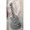 Custom Shop Silver Dust Gray BB King Lucille White Electric Guitar #5 small image