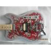 Custom Shop Silver Red 1969 Reissue Paisley Telecaster Electric Guitar Floral #1 small image