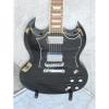 Custom Shop SG Black LP Electric Guitar #1 small image