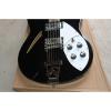 Custom Shop Rickenbacker 330 Black Electric Guitar #4 small image