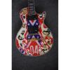 Custom Shop Relic Gore Rebel Confederate Flag Electric  Guitar #4 small image