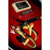 Custom Shop Red Wine Abalone Snakepit Slash  Inlay Fretboard Electric Guitar #3 small image