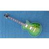 Custom Shop Quilted Maple Top Green Customed Headstock Electric Guitar #1 small image