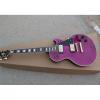 Custom Shop Purple Electric Guitar With Free Hardcase #4 small image